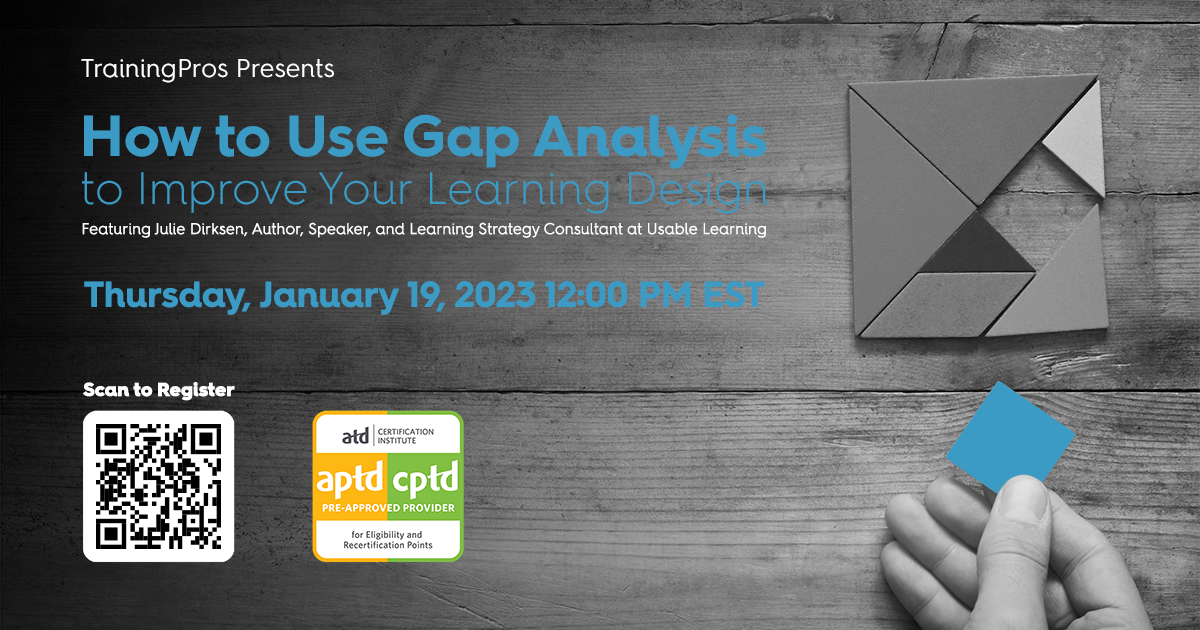 How to Use Gap Analysis to Improve Your Learning Design
